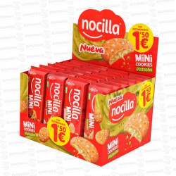NOCILLA MINI COOKIE PISTACHO 1.50€ 12X64 GR IDILIA