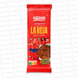 TABLETA EXTRAFINO CHOCOLATE CON LECHE LA ROJA 1 UD