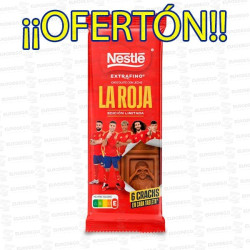 PROMO TABLETA EXFN CHOCOLATE CON LECHE LA ROJA 1 UD