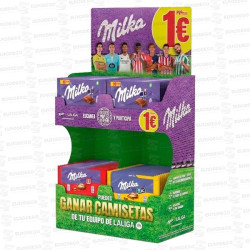 LOTE MONDELEZ MILKA MINI TABLETAS PVP 1€ 52 UD