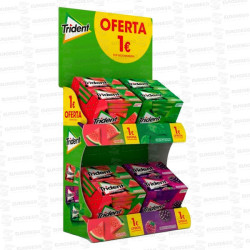 NUEVO PACK TRIDENT SENSES 4 DISPLAYS 1 € 48 UD CH CH