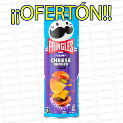 PROMO BOTE PRINGLES GRANDE CHEESE BURGER EDITION 165 GR 1 UD