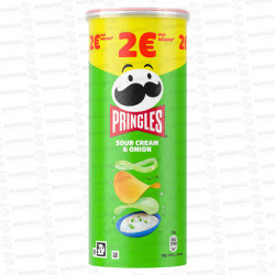 2 € PRINGLES ONION BOTE 125 GR 1 UD