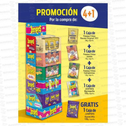 LOTE EXPOSITOR 1/8 MIXTO 4+1 PATATAS-JUMPERS