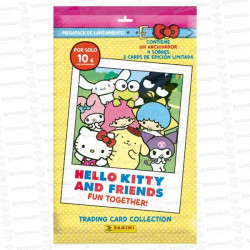 BOLSA STARTER PACK HELLO KITTY y FRIENDS (ARCH. + 4 SOBRES + 2 CARDS E.L) 1 UD PANINI