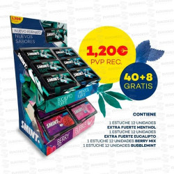 PACK SMINT FLAT EXTRA FUERTE 40 + 8 PVP 1.20€ CHUPA CHUPS