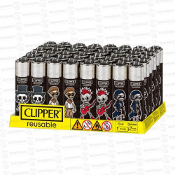 ENCENDEDOR SKULL PARADE 48 UD CLIPPER
