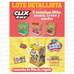 LOTE CLIX 3 ESTUCHES + CRY BABY 90 UD SIN CARGO