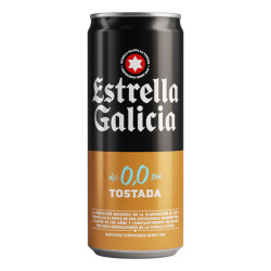 CERVEZA 0,0 TOSTADA 24 X 330 ML ESTRELLA GALICIA