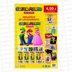 CARTON SUPER MARIO ALBUM + 4 SOBRES 1 UD PANINI