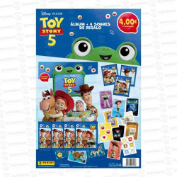 CARTON TOY STORY 5 + 4 SOBRES 1 UD PANINI