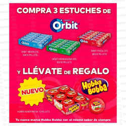 LOTE MARS 3 ORBIT + HUBBA BUBBA SIN CARGO