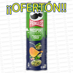 PROMO BOTE PRINGLES GRANDE PASSPORT PESTO 165 GR 1 UD