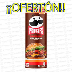 PROMO BOTE PRINGLES GRANDE BURGUER KING STEAKHOUSE 165 GR 1 UD