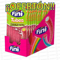 PROMO FINI TUBES XTREME SOUR FRESA MELON 12x90 GR