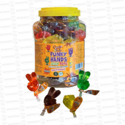 JELLY POPS MANOS 50 UD INTER DULCES