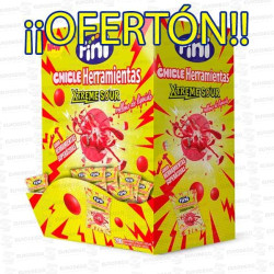 PROMO CHICLE HERRAMIENTA XTREME SOUR 200 UD FINI
