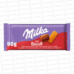 TABLETA MILKA BISCOFF 1x90 GR MONDELEZ