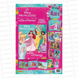 CARTON DISNEY UN DIA DE PRINCESA (ALBUM + 4 SOBRES) 1 UD PANINI