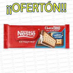 PROMO TABLETA TRIO COOKIES y CREAM 1 UD NESTLE