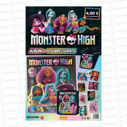 CARTON-MONSTER-HIGH-BE-UNIQUE--4-SOBRES-1-UD-PANINI
