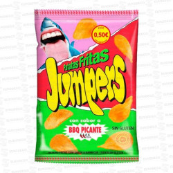 0.50 PATATAS JUMPERS BBQ PICANTE 25 X 35 GR