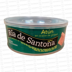 ATUN EN ACEITE DE GIRASOL CON TAPA RO750 RIA SANTOÑA