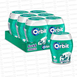 NUEVO ORBIT BOTE EUCALIPTO 46 GRAGEAS 6 UD