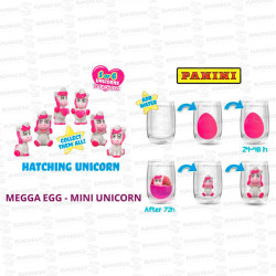 SOBRES 3D MEGA EGGS-MINI UNICORN 12 UD PANINI