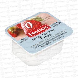 CONFITURA 0% FRESA 80 X 20 GR HELIOS